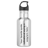 Bouteille D'eau Devis personnalisé moderne (Devant)