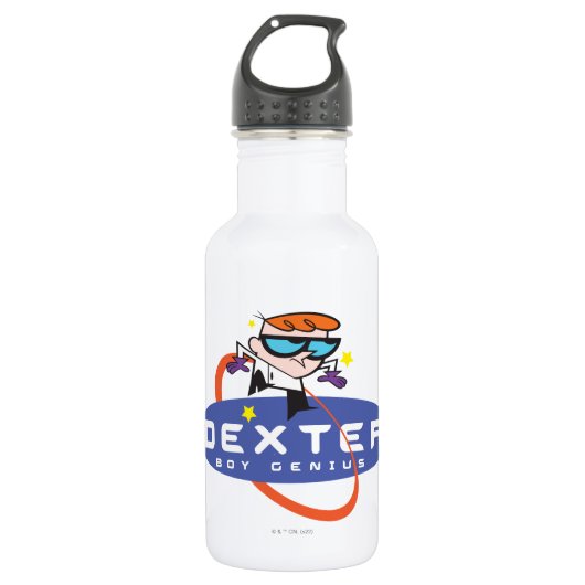 Bouteille D'eau Dexter "Boy Genius" (Devant)