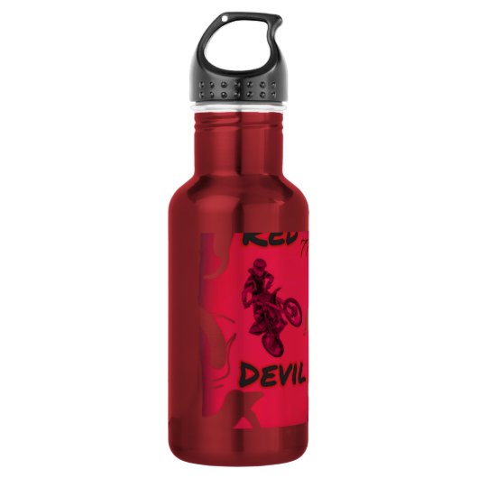 Bouteille d'eau diable rouge (Devant)