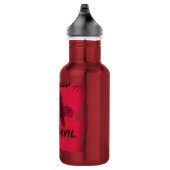 Bouteille d'eau diable rouge (Droite)