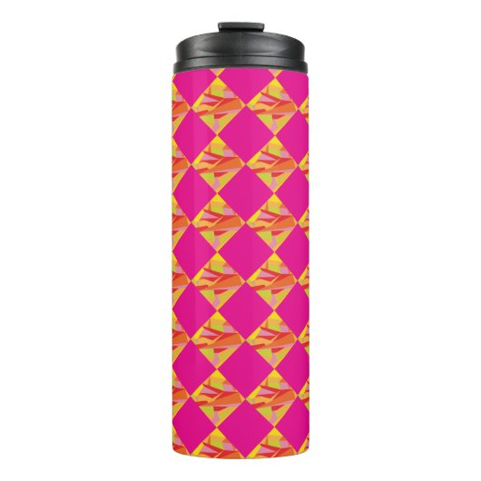 Bouteille d'eau Diamant Fuchsia (Devant)