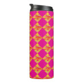 Bouteille d'eau Diamant Fuchsia (Tourné sur la droite)