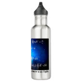 Bouteille D'eau Dieu a dit la lumière - équations de physique de (Droite)