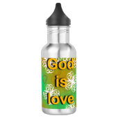 Bouteille D'eau Dieu est amour (Gauche)