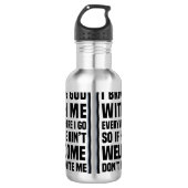 Bouteille D'eau Dieu est-il invité à (Devant)