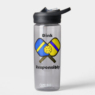 Bouteille D'eau Dink Pickleball Humour Pun responsable