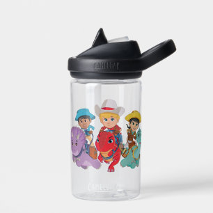 Bouteille D'eau Dino Ranch Friends Design