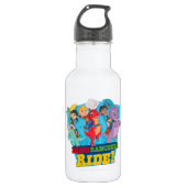 Bouteille D'eau Dino Ranch | Les Ranchers Ride ! (Devant)