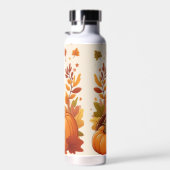 Bouteille D'eau Dinosaur de Thanksgiving mignon (Plage)