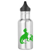 Bouteille D'eau Dinosaur jouer de la batterie - Choisir la couleur (Gauche)
