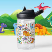 Bouteille D'eau Dinosaur Toddler Personnaliser Nom Eau Durable Bo