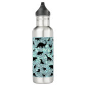 Bouteille D'eau dinosaure de dino de l'ombre sur l'espace galaxiqu (Droite)