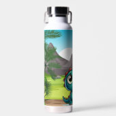 Bouteille D'eau dinosaure mignon et drôle (Avant)