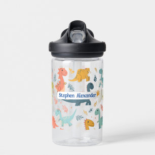 Bouteille D'eau Dinosaure personnalisé enfant