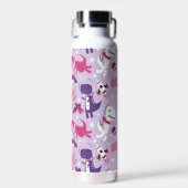 Bouteille D'eau Dinosaures de l'espace, Dinosaures mignons, Étoile (Avant)