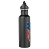 Bouteille D'eau Distressed américain Drapeau We the People (Gauche)