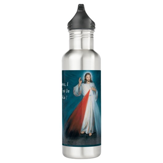 Bouteille D'eau Divine Mercy  (Droite)
