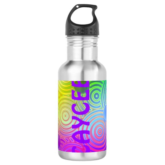 Bouteille D'eau Dizzy Neon Design (Devant)