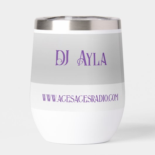 Bouteille d'eau DJ Ayla (Arrière)