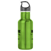 Bouteille D'eau Djembe n'est pas tout (Dos)