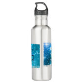 Bouteille D'eau do-it-yourself Monogramme avec noir, brosse Stardu (Dos)