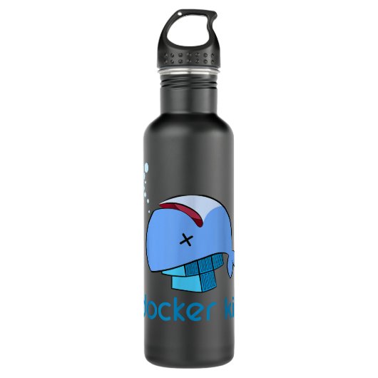 Bouteille D'eau Docker conteneur linux développe le codage de prog (Devant)