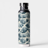 Bouteille d'eau d'onde Hokusai (Gauche)