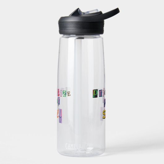 Bouteille D'eau Donnez-vous la priorité (Gauche)