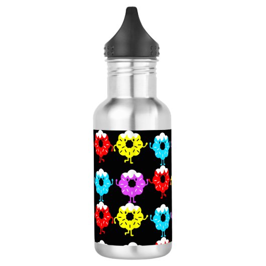 Bouteille D'eau Dons Et Décor De Donut (Gauche)