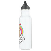Bouteille D'eau Don't Know Don't Care Text (Droite)