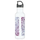 Bouteille D'eau Doodles de couleur (Dos)