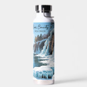 Bouteille D'eau Door County  Wisconsin Winter  (Gauche)