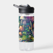 Bouteille D'eau Dormir sur un conte de fleurs Personnalisé (Droite)