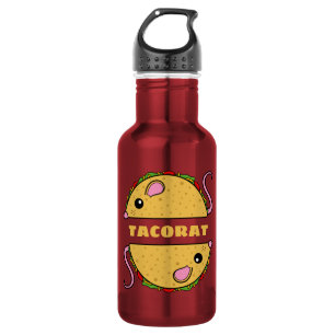 Bouteille d'eau double Taco Rat