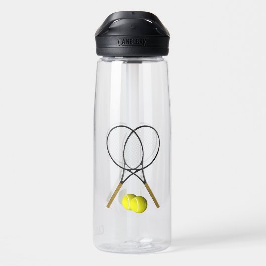 Bouteille D'eau Double Tennis Sport Thème (Arrière)