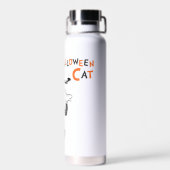 Bouteille D'eau Dr. Seuss | Chat Chapeauté Halloween (Arrière)