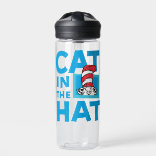 Bouteille D'eau Dr Seuss   Chat dans le logo du Casquette