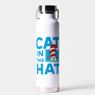 Bouteille D'eau Dr Seuss   Chat dans le logo du Casquette