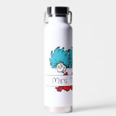 Bouteille D'eau Dr. Seuss | Chose Une Chose Deux Nom d'enseignant (Avant)