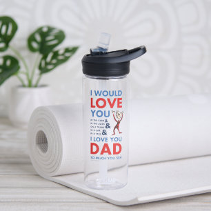 Bouteille D'eau Dr Seuss   Je T'Aime Papa Tant Que Tu Vois