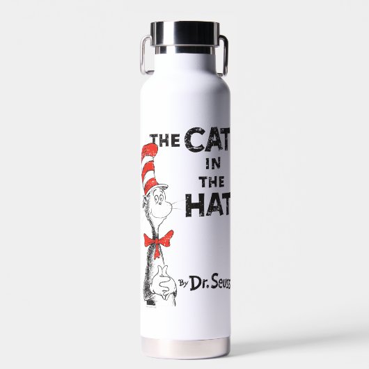 Bouteille D'eau Dr. Seuss | Le Chat dans le Chapeau (Avant)