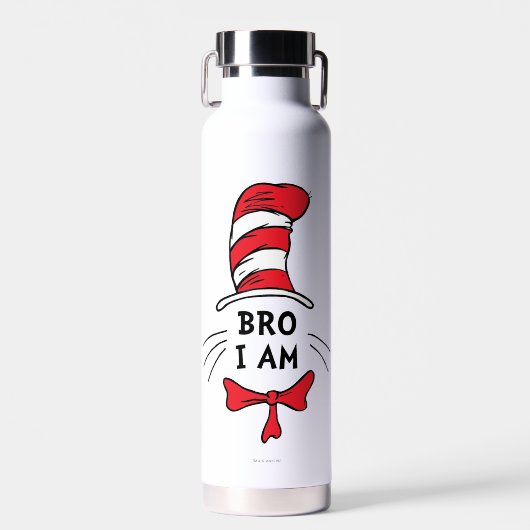 Bouteille D'eau Dr. Seuss | Le Chat dans le Chapeau - Frère (Avant)