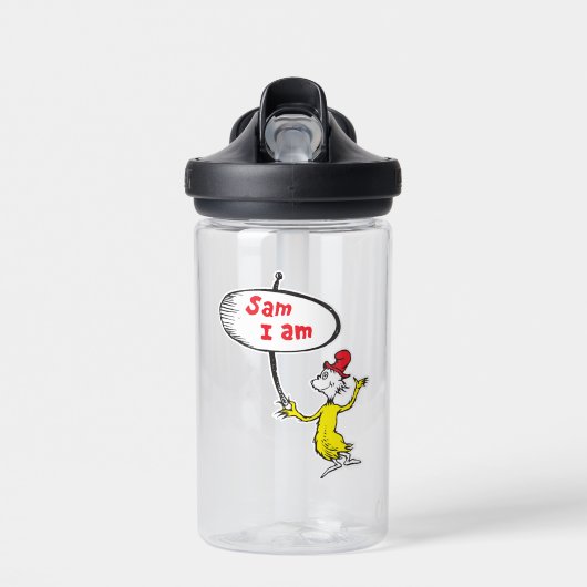 Bouteille D'eau Dr Seuss | Symbole de retenue Sam-I-Am (Avant)