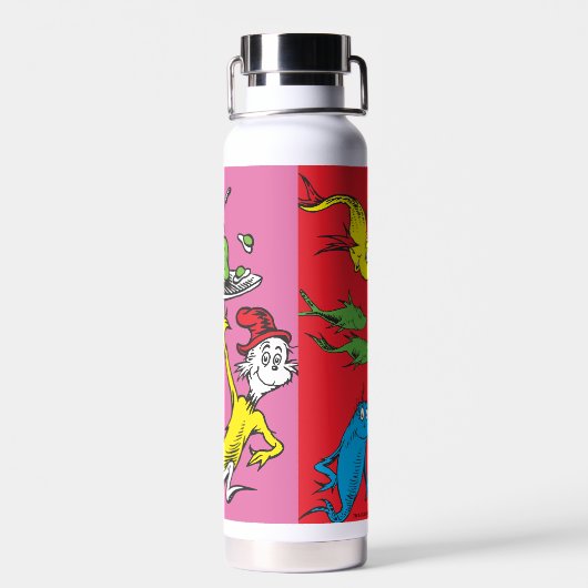 Bouteille D'eau Dr Seuss | Tranche de caractères (Arrière)