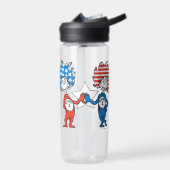 Bouteille D'eau Dr Seuss | Une chose Deux graphiques patriotiques (Gauche)