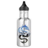 Bouteille D'eau Dragon 18 onces. Blanc (Droite)