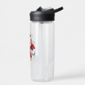 Bouteille D'eau Dragon albinos en rouge (Gauche)