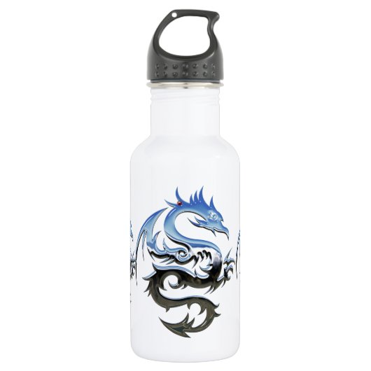 Bouteille D'eau Dragon bleu (Devant)