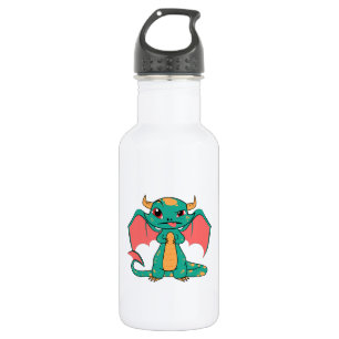 Bouteille D'eau Dragon mythique avec des ailes