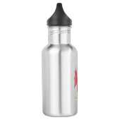 Bouteille D'eau Dragon with Red Roses (Gauche)